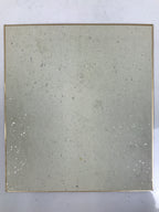 Japanese Shikishi Art Board Painting Vtg Calligraphy Kanji Mountain Water A727