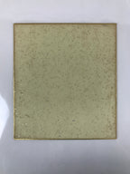 Japanese Shikishi Art Board Painting Vtg Calligraphy Poem Black A670