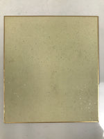 Japanese Shikishi Art Board Painting Vtg Daruma Portrait Buddhist Black A709