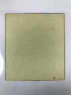 Japanese Shikishi Art Board Painting Vtg Little Bird Calligraphy Poem Black A671