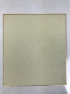Japanese Shikishi Art Board Painting Vtg Lotus Flower Red Leaf Black Blank A716