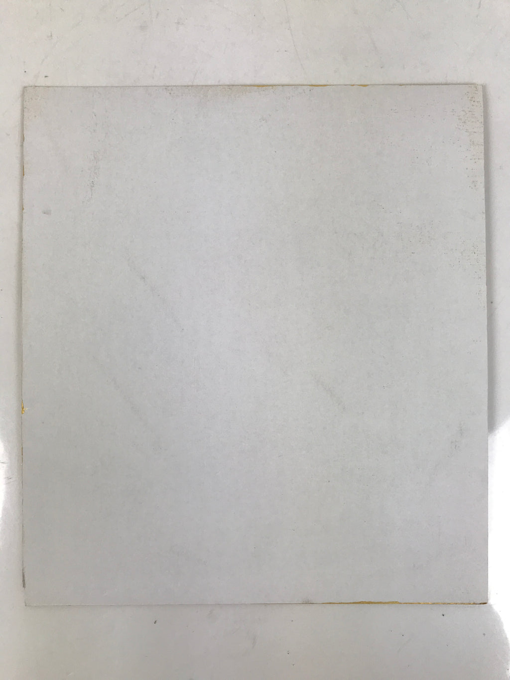 Japanese Shikishi Art Board Painting Vtg Rabbit Eto Zodiac White Red A697