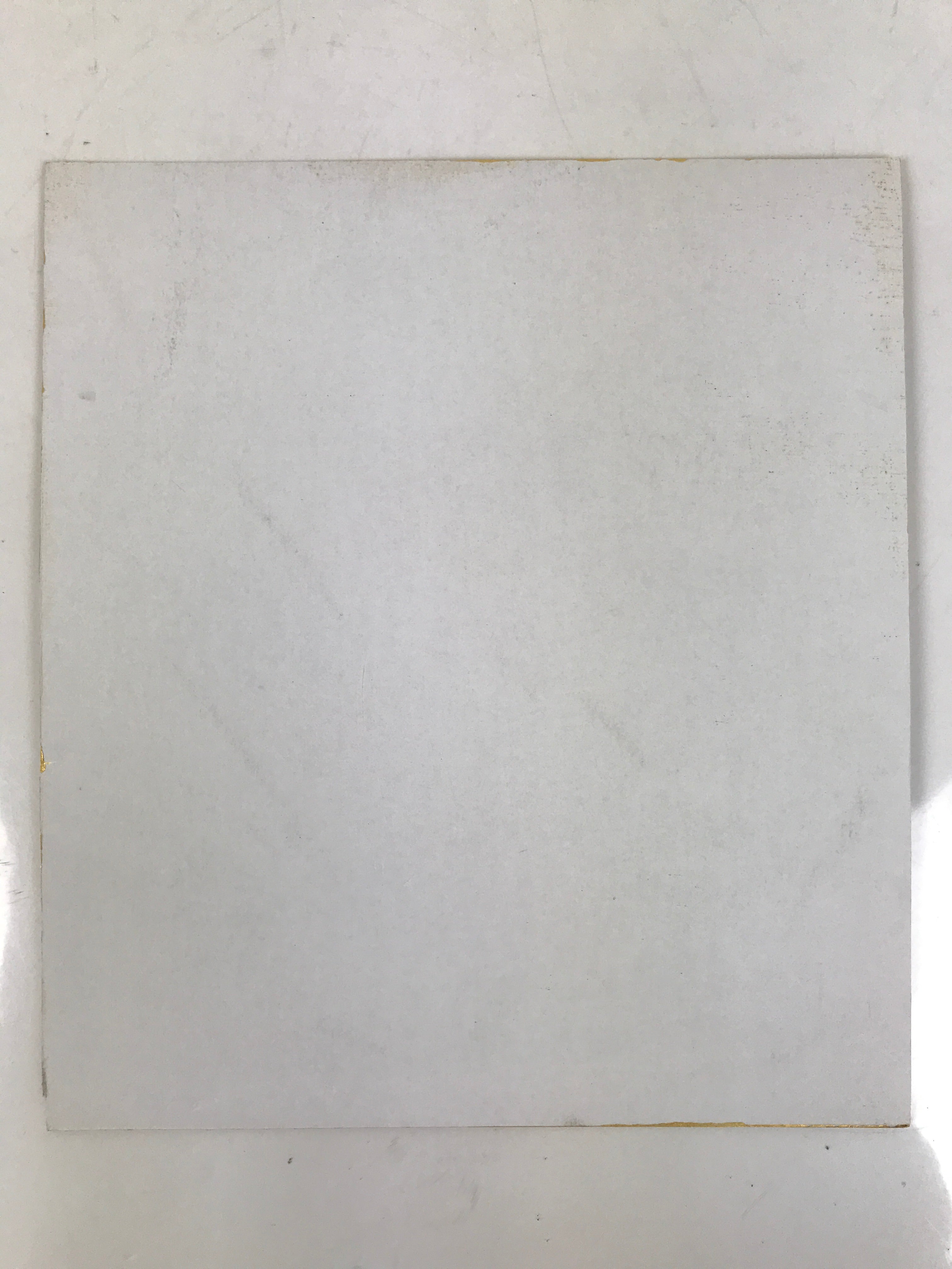 Japanese Shikishi Art Board Painting Vtg Rabbit Eto Zodiac White Red A697