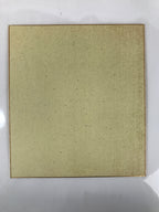Japanese Shikishi Art Board Painting Vtg Zen Calligraphy Black A676