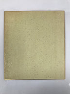 Japanese Shikishi Art Board Painting Vtg Zen Calligraphy Black A678