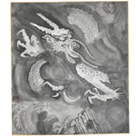 Japanese Shikishi Art Board Reproduction Dragon Zodiac Animal Monochrome A814