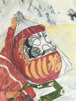 Japanese Shikishi Art Board Reproduction Snake Zodiac Mt Fuji Snow Daruma A805