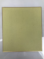 Japanese Shikishi Art Board Reproduction Snake Zodiac Mt Fuji Snow Daruma A805