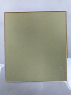 Japanese Shikishi Art Board Reproduction Vtg Boar Zen Word Black Monochrome A768