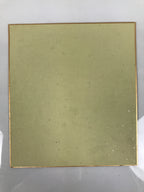 Japanese Shikishi Art Board Reproduction Vtg Dog Puppies Zen Word Black A769