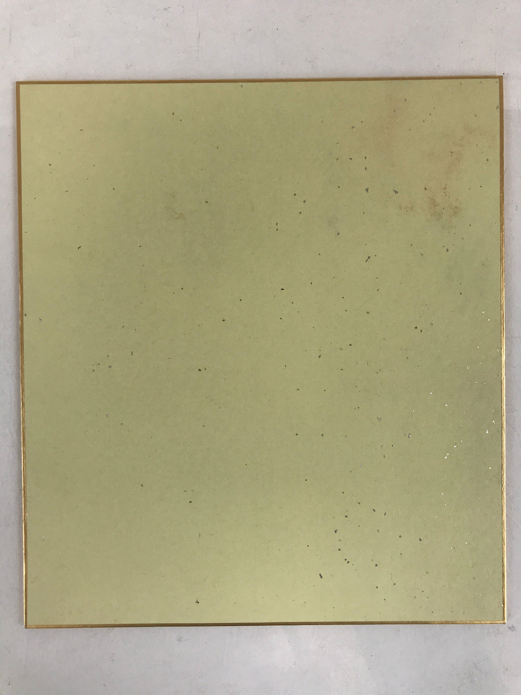 Japanese Shikishi Art Board Vtg Art Painting Nihonga Picture Display Goldfish A5