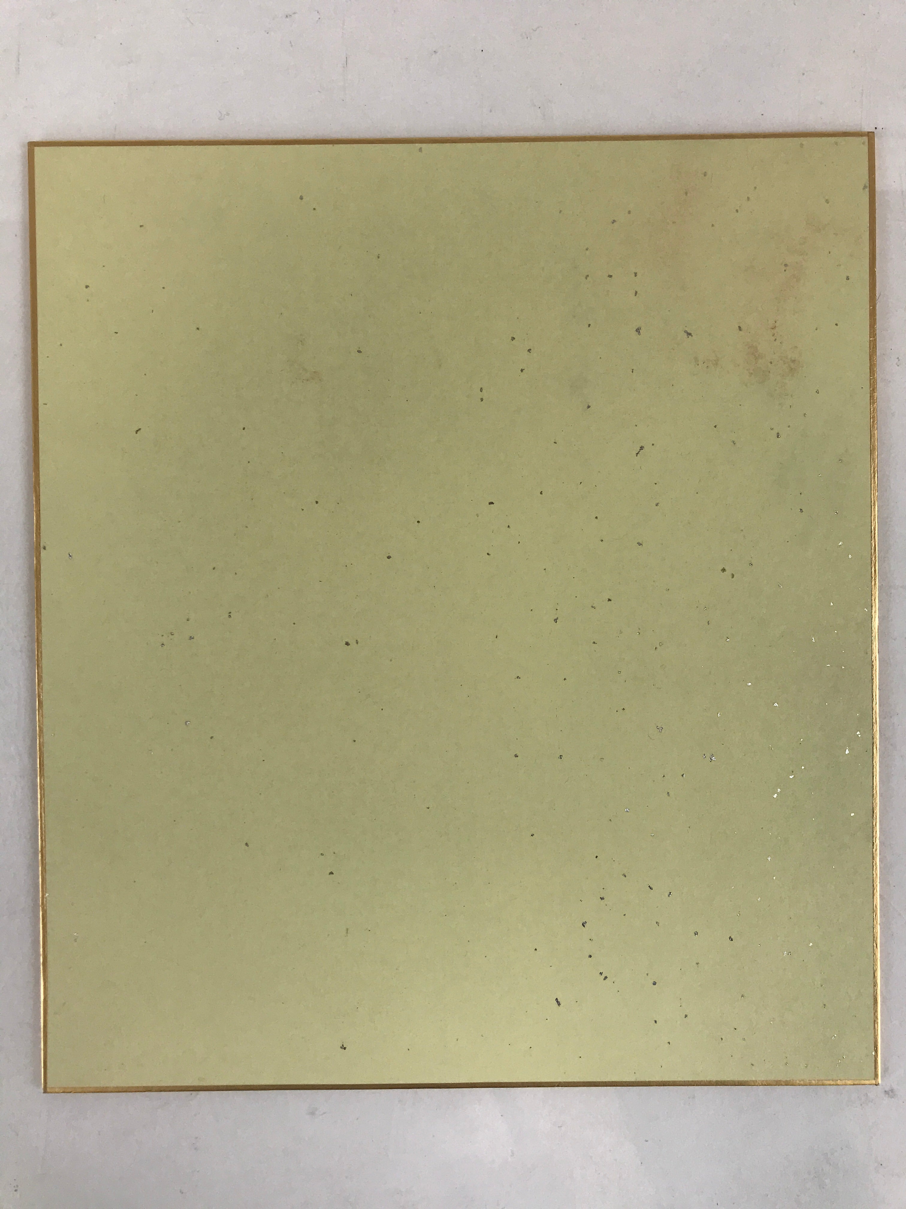Japanese Shikishi Art Board Vtg Art Painting Nihonga Picture Display Goldfish A5