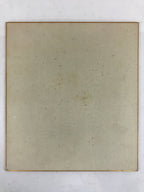 Japanese Shikishi Art Board Vtg Art Painting Nihonga Picture Display Red Flower