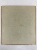 Japanese Shikishi Art Board Vtg Art Painting Nihonga Picture Display Red Flower