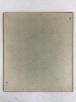 Japanese Shikishi Art Board Vtg Art Painting Nihonga Picture Display Red Flower