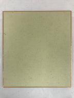 Japanese Shikishi Art Board Vtg Art Painting Nihonga Picture Display Twin Arch 1