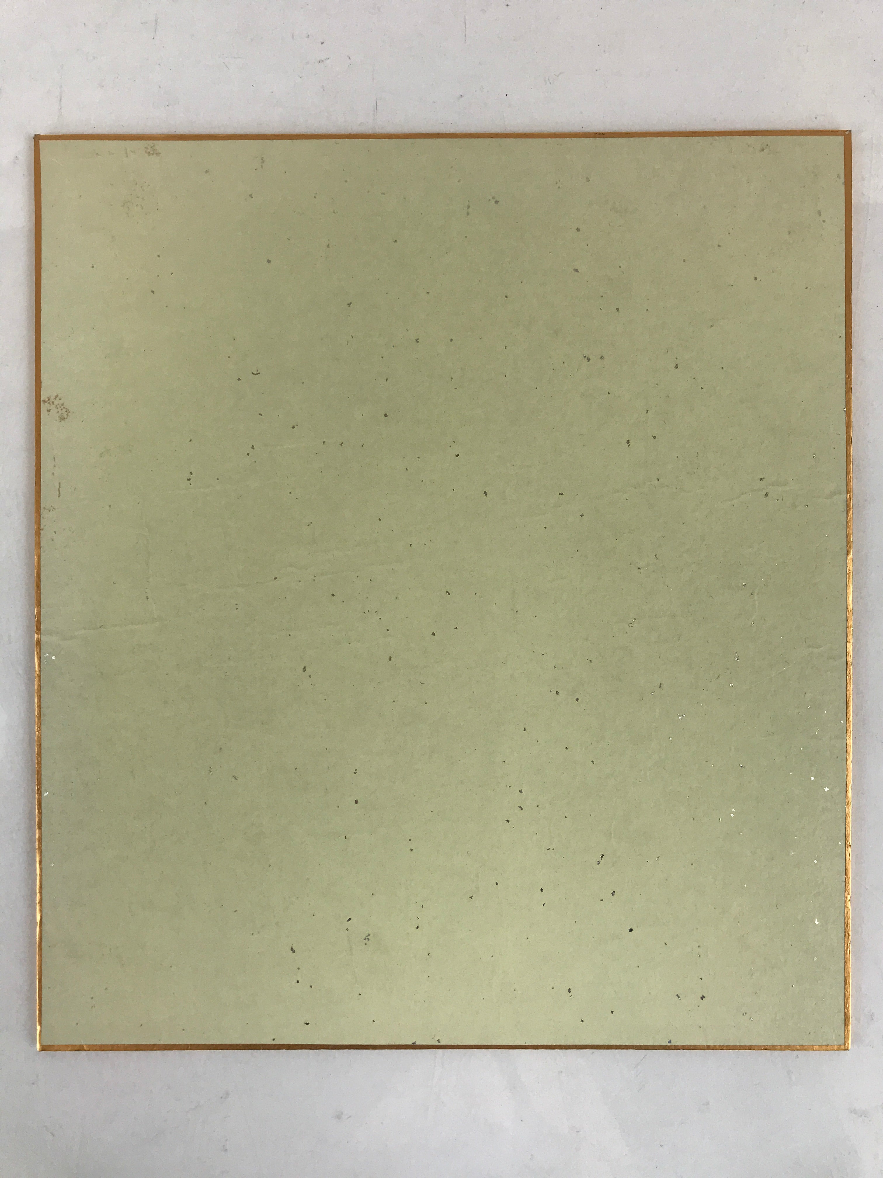 Japanese Shikishi Art Board Vtg Art Painting Nihonga Picture Display Twin Arch 1