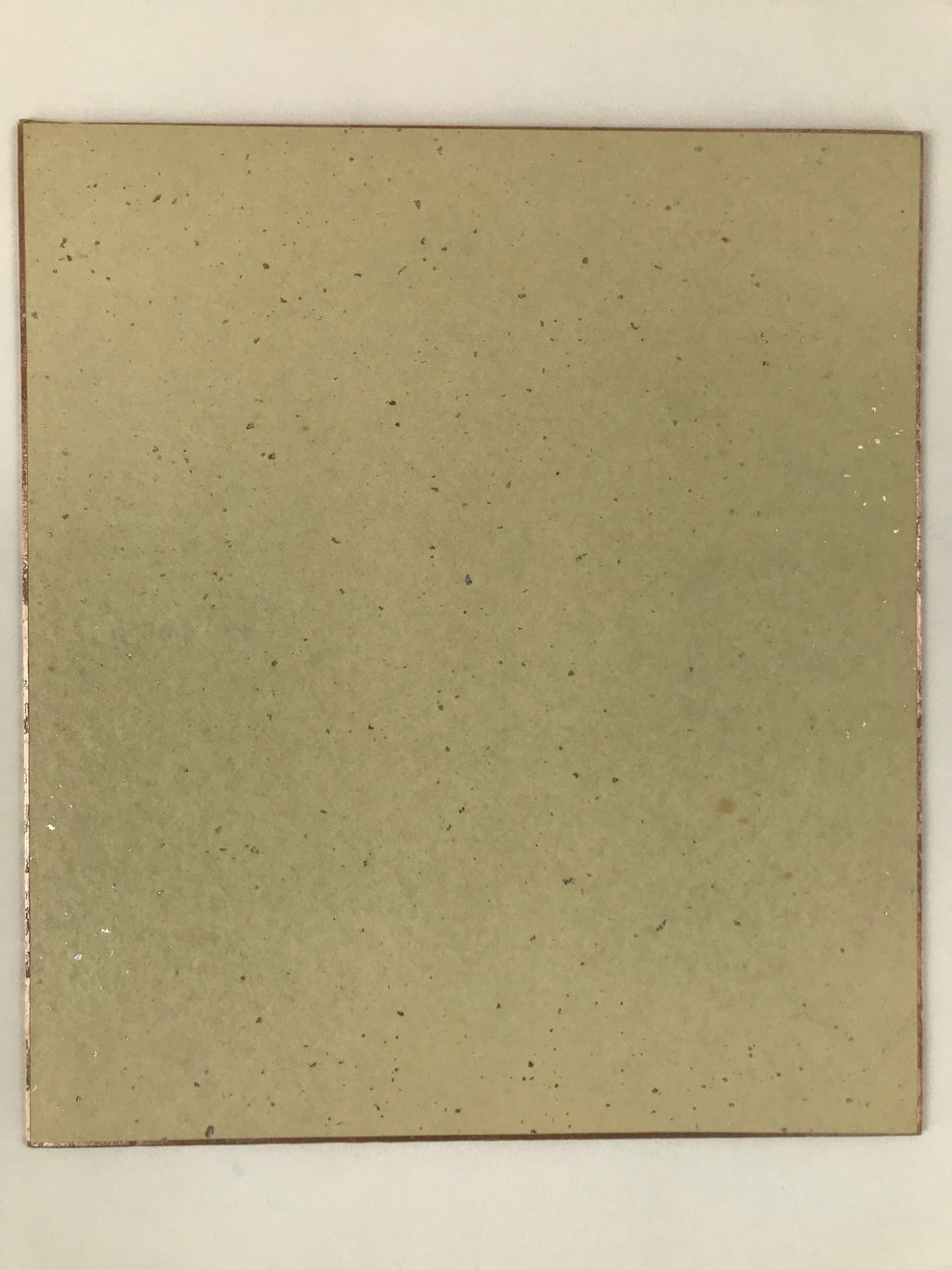 Japanese Shikishi Art Board Vtg Mikan Orange Fruit Blue Black Green A639
