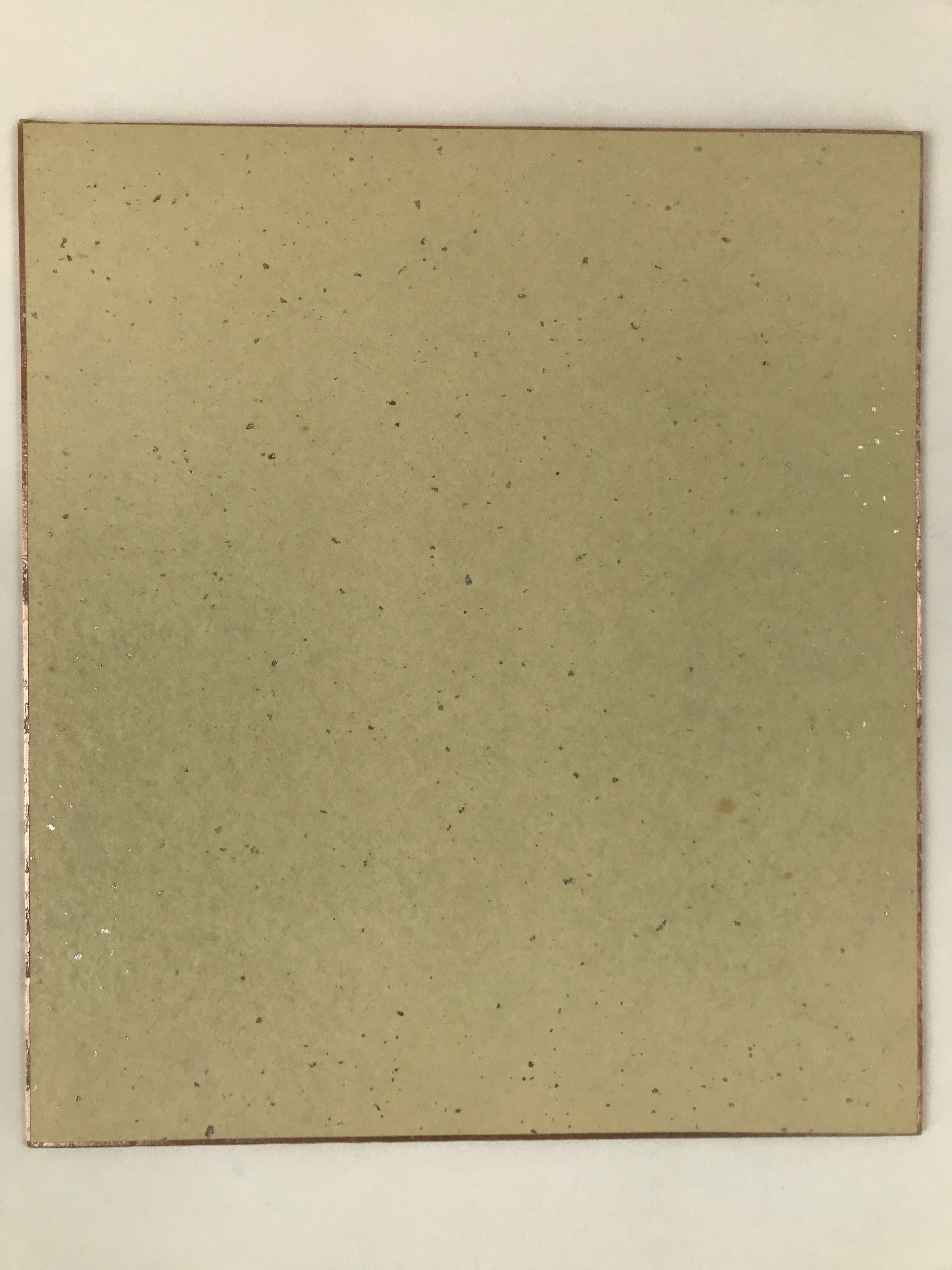 Japanese Shikishi Art Board Vtg Mikan Orange Fruit Blue Black Green A639