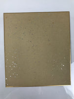 Japanese Shikishi Art Board Vtg Painting Bodhidharma Monk Zen Black White A766