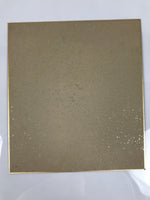 Japanese Shikishi Art Board Vtg Painting Daikokuten Horse Black White A759