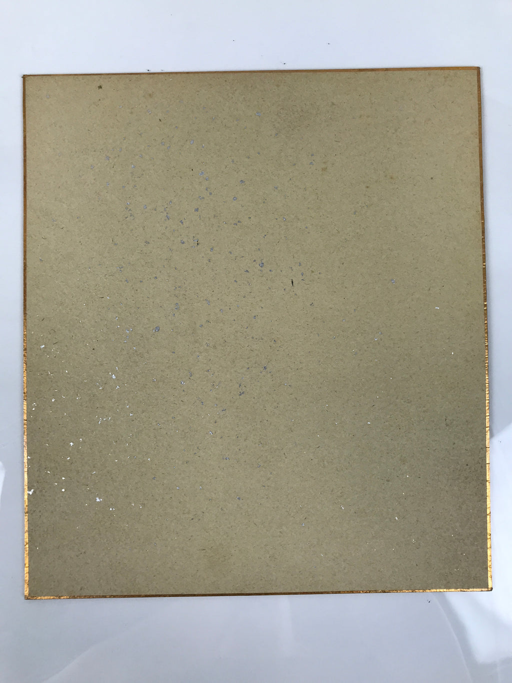Japanese Shikishi Art Board Vtg Painting Hotei 7 Lucky Gods Buddhist Gray A765