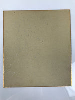 Japanese Shikishi Art Board Vtg Painting Hotei 7 Lucky Gods Buddhist Gray A765