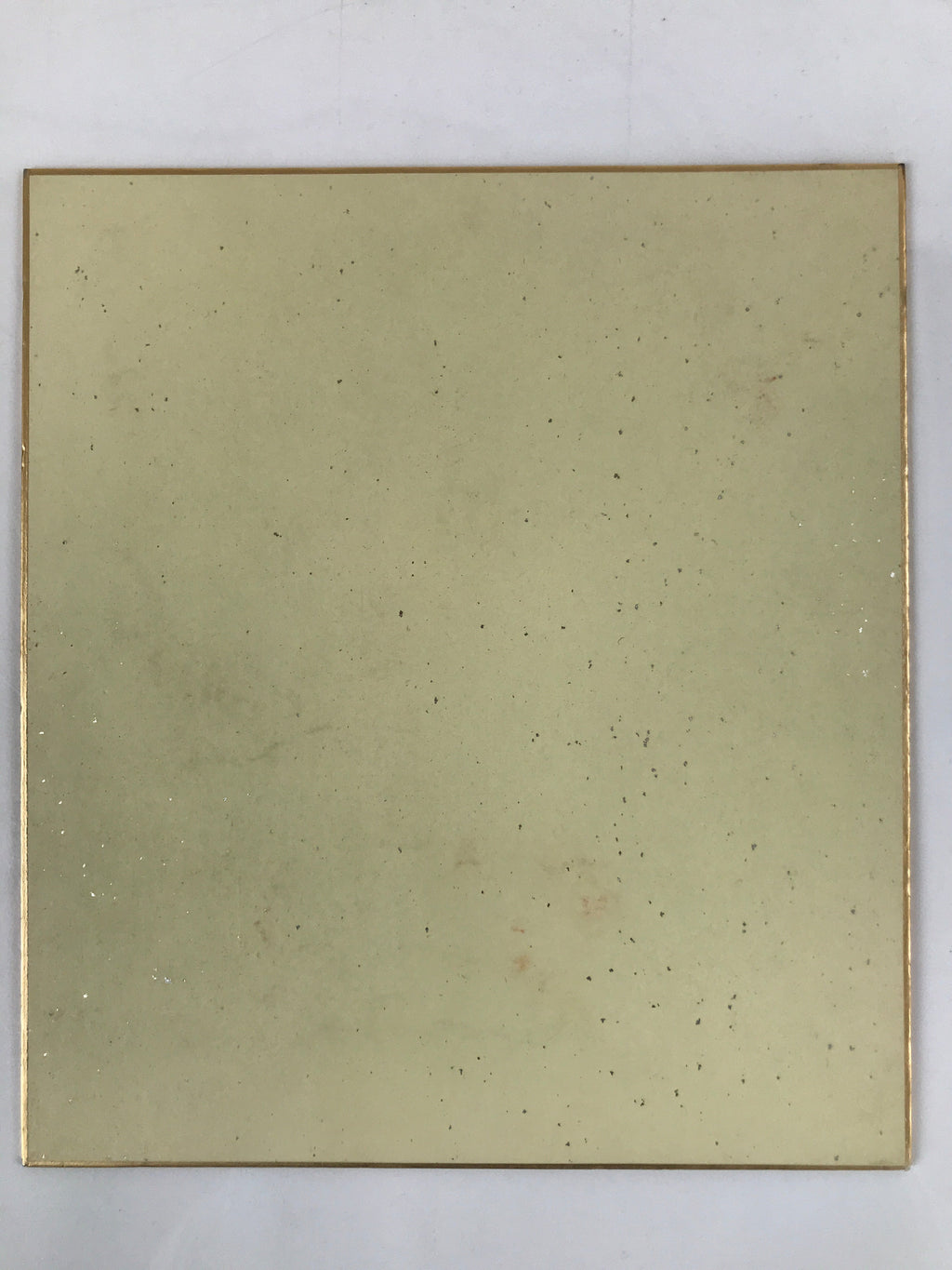 Japanese Shikishi Art Board Vtg Painting Morning Glory Asagao Red Blue A649