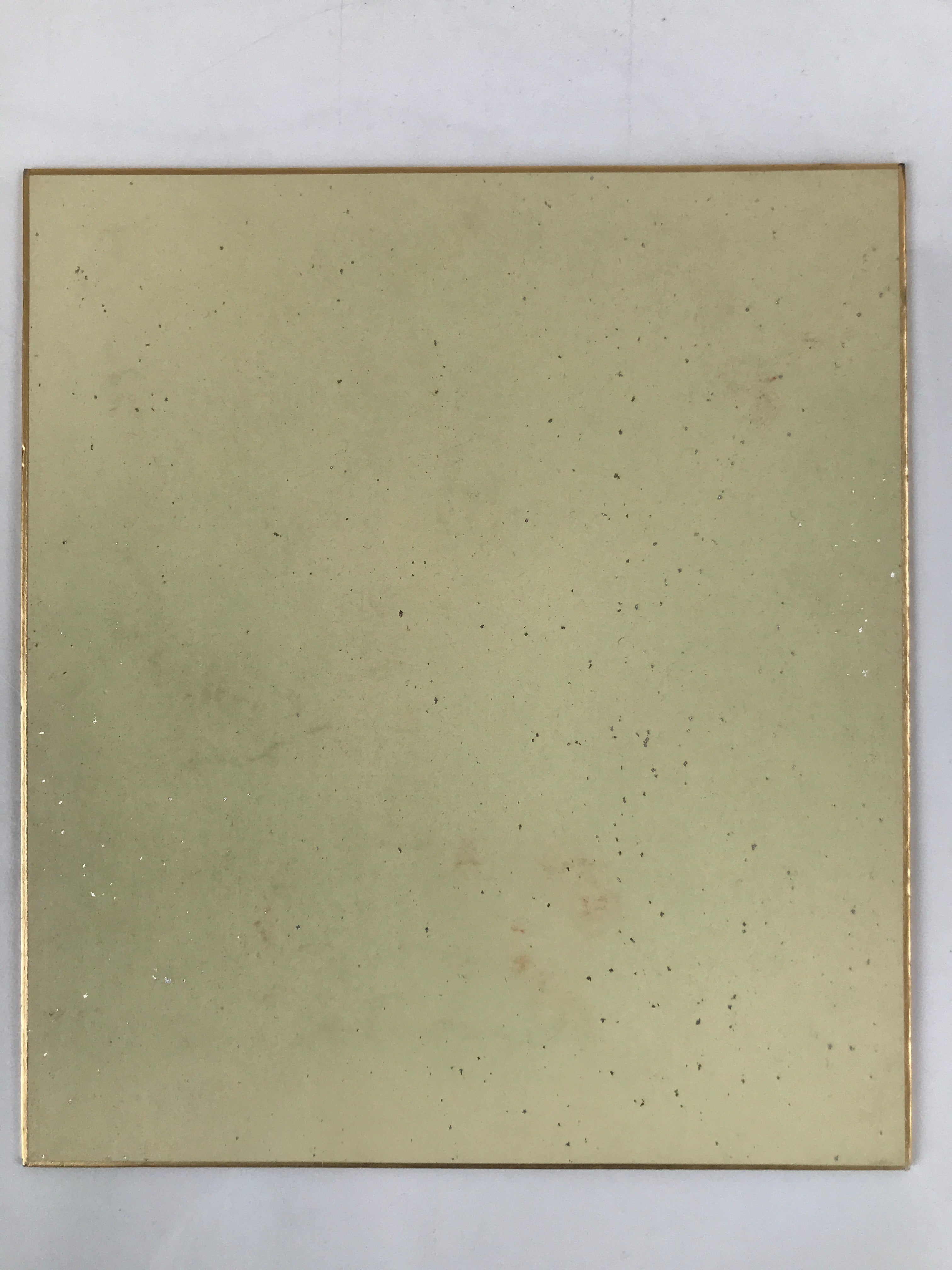 Japanese Shikishi Art Board Vtg Painting Morning Glory Asagao Red Blue A649