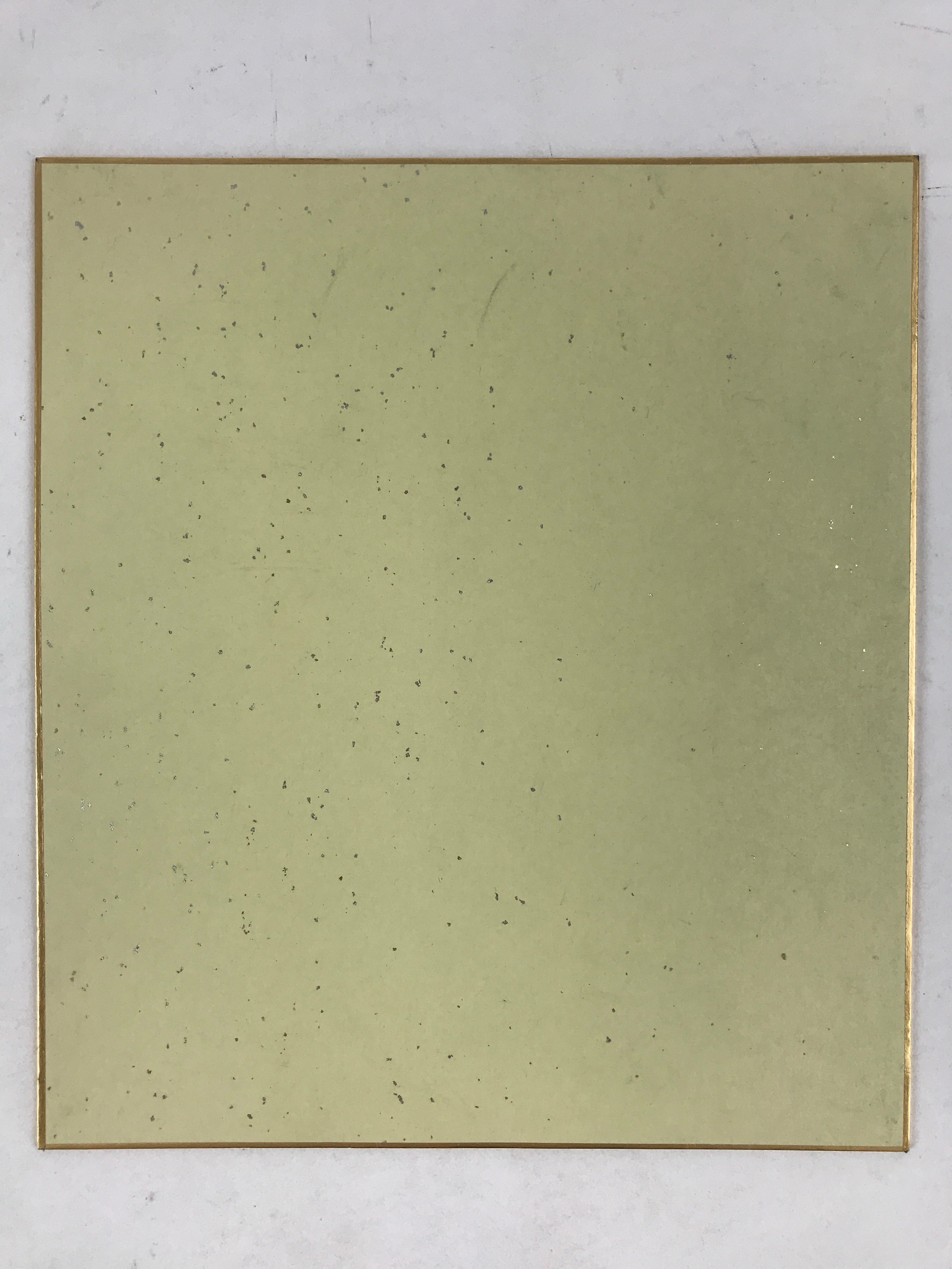 Japanese Shikishi Art Board Vtg Painting Nihonga Picture Hyotan Gourd Vines A521