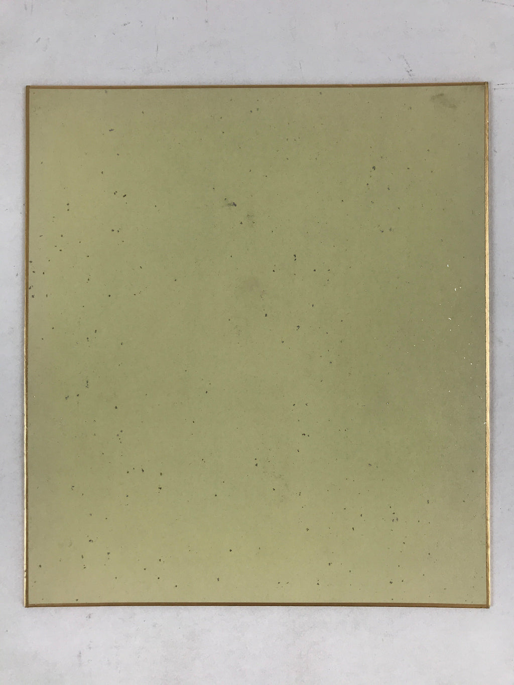 Japanese Shikishi Art Board Vtg Painting Nihonga Picture Iris Hanashoubu A523