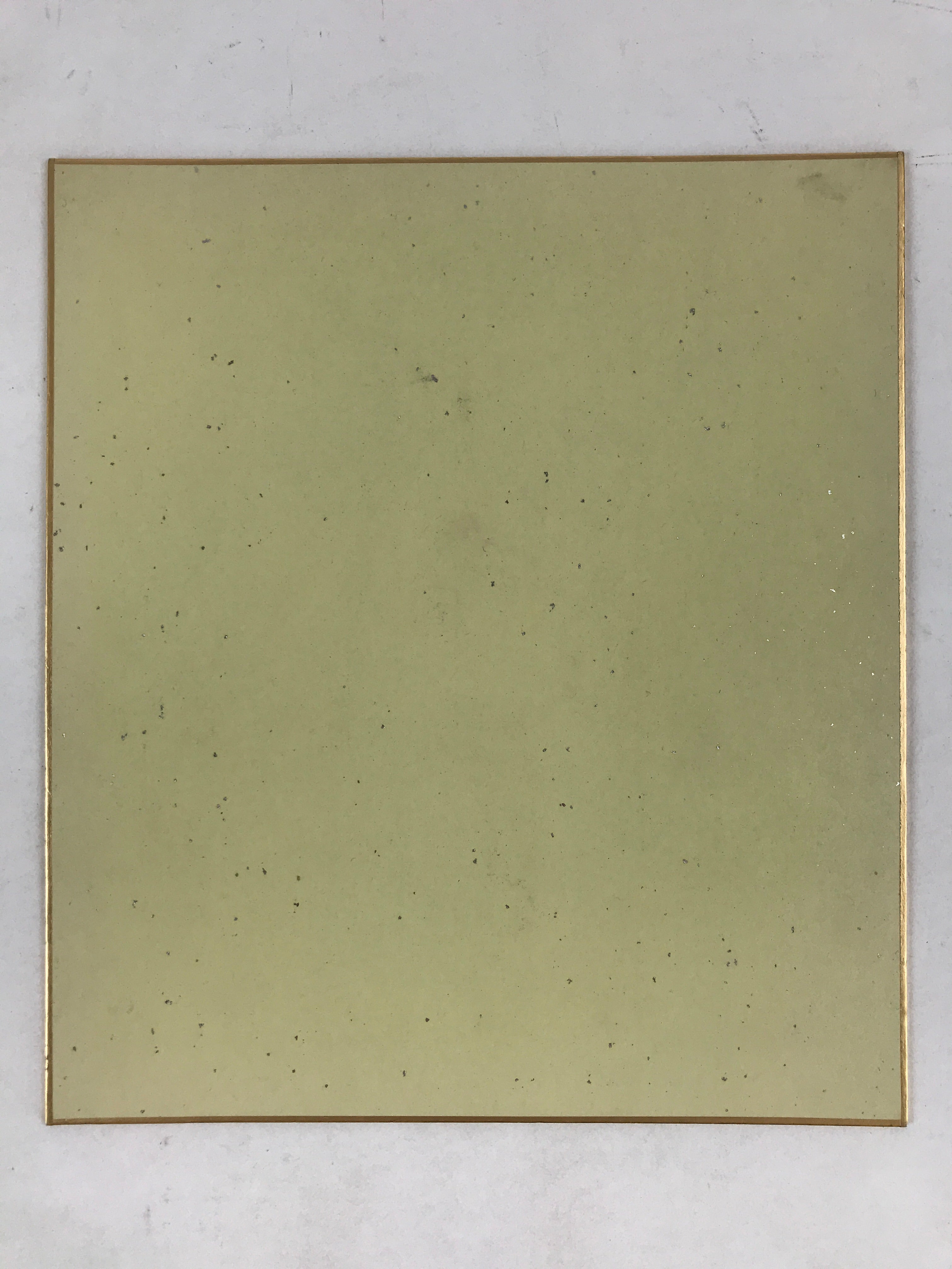 Japanese Shikishi Art Board Vtg Painting Nihonga Picture Iris Hanashoubu A523
