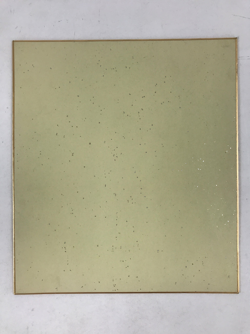Japanese Shikishi Art Board Vtg Painting Nihonga Picture Iris Hanashoubu A524