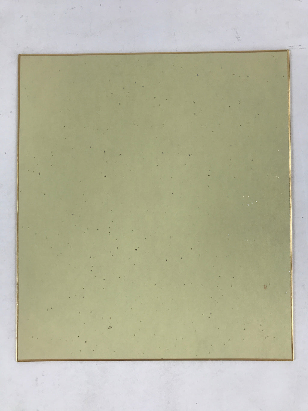 Japanese Shikishi Art Board Vtg Painting Nihonga Picture Orange Cosmos A525