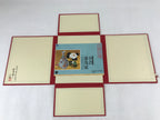 Japanese Shikishi Art Reproduction 4pcs Ogura Yuki Four Seasons Flowers A641