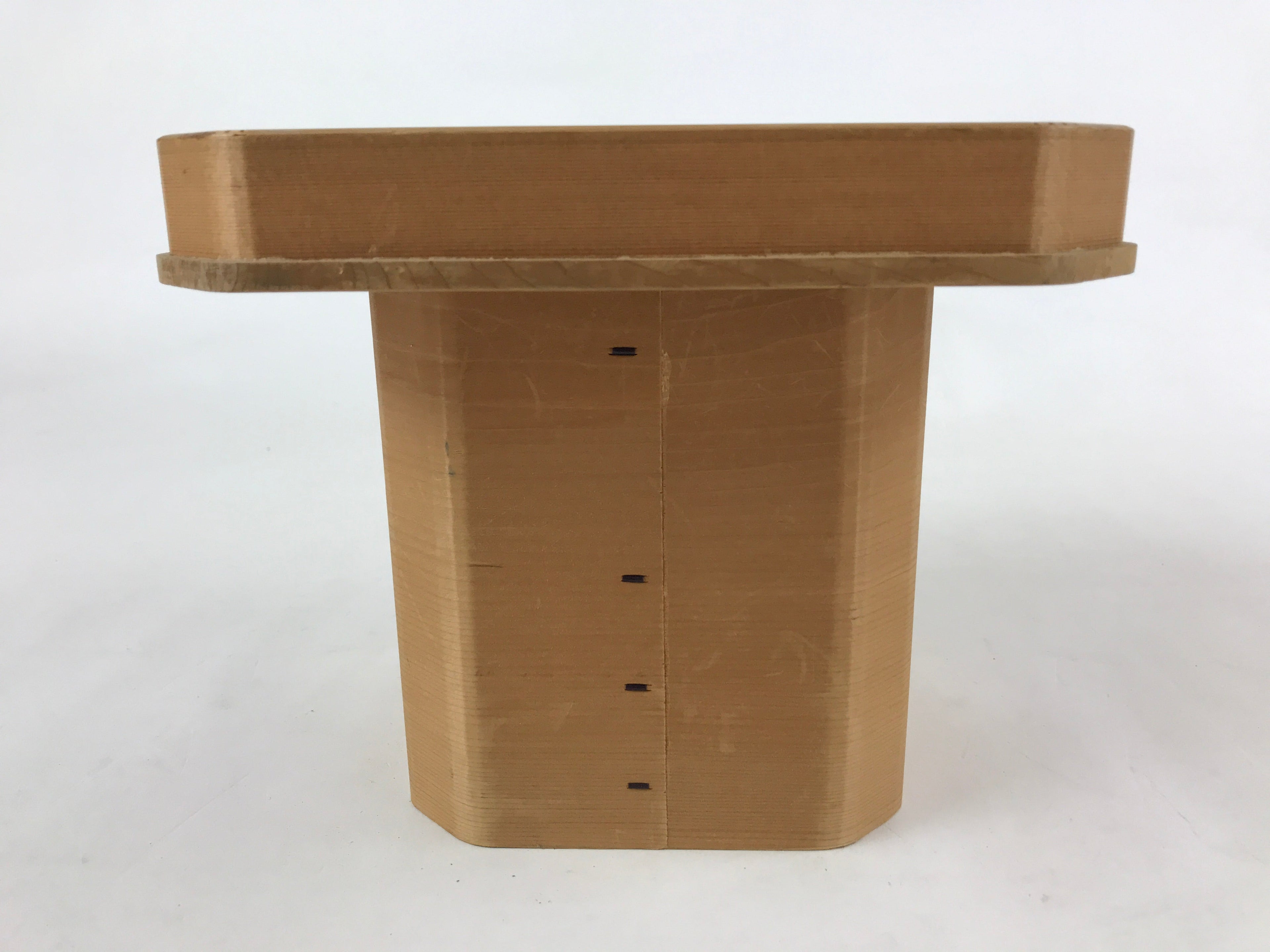 Japanese Shinto Buddhist Wooden Offering Tray Sanbou Vtg Sanpo Altar Brown BA150