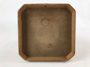 Japanese Shinto Buddhist Wooden Offering Tray Sanbou Vtg Sanpo Altar Brown BA151