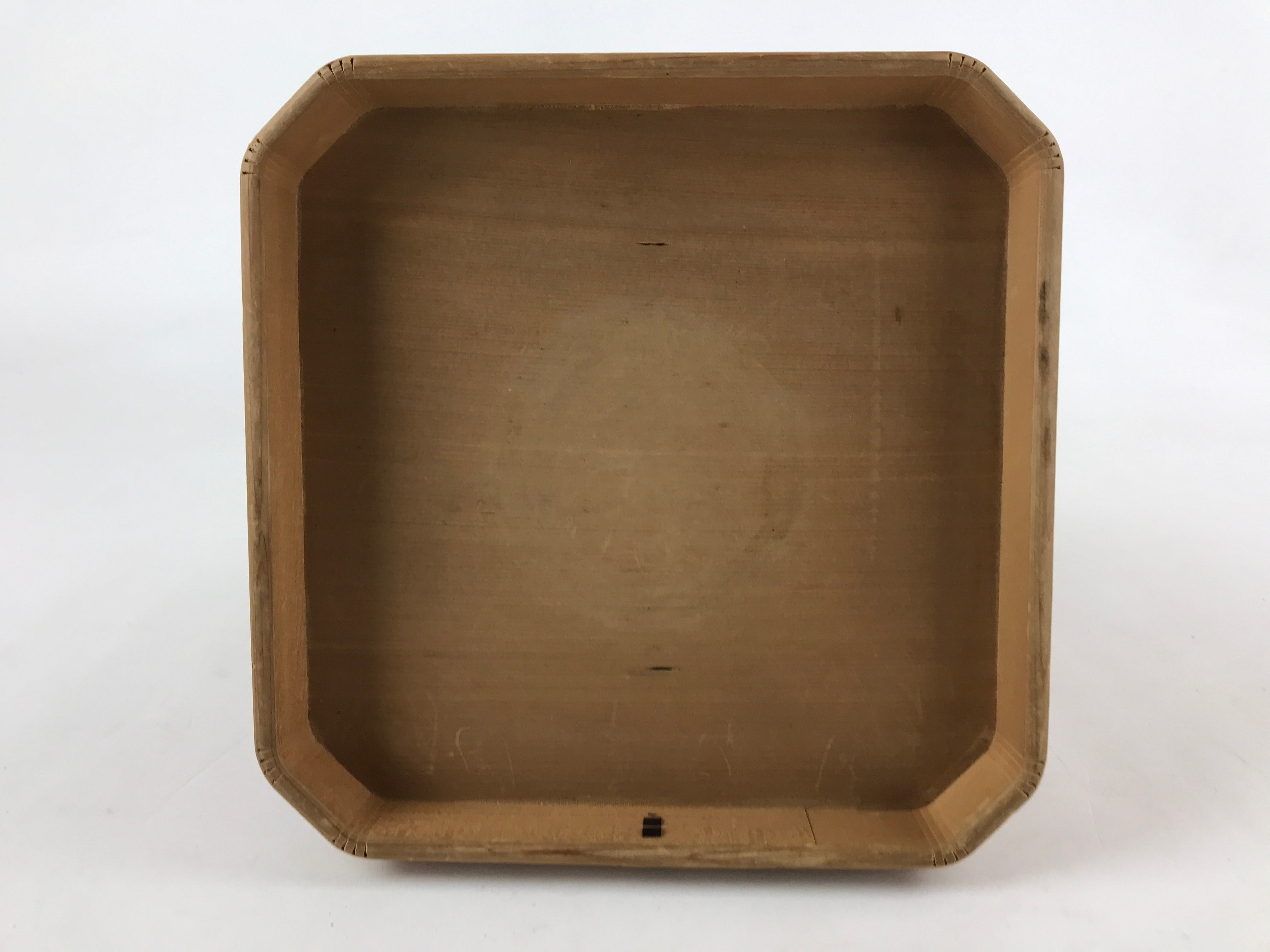 Japanese Shinto Buddhist Wooden Offering Tray Sanbou Vtg Sanpo Altar Brown BA152