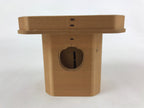Japanese Shinto Buddhist Wooden Offering Tray Sanbou Vtg Sanpo Altar Brown BA153