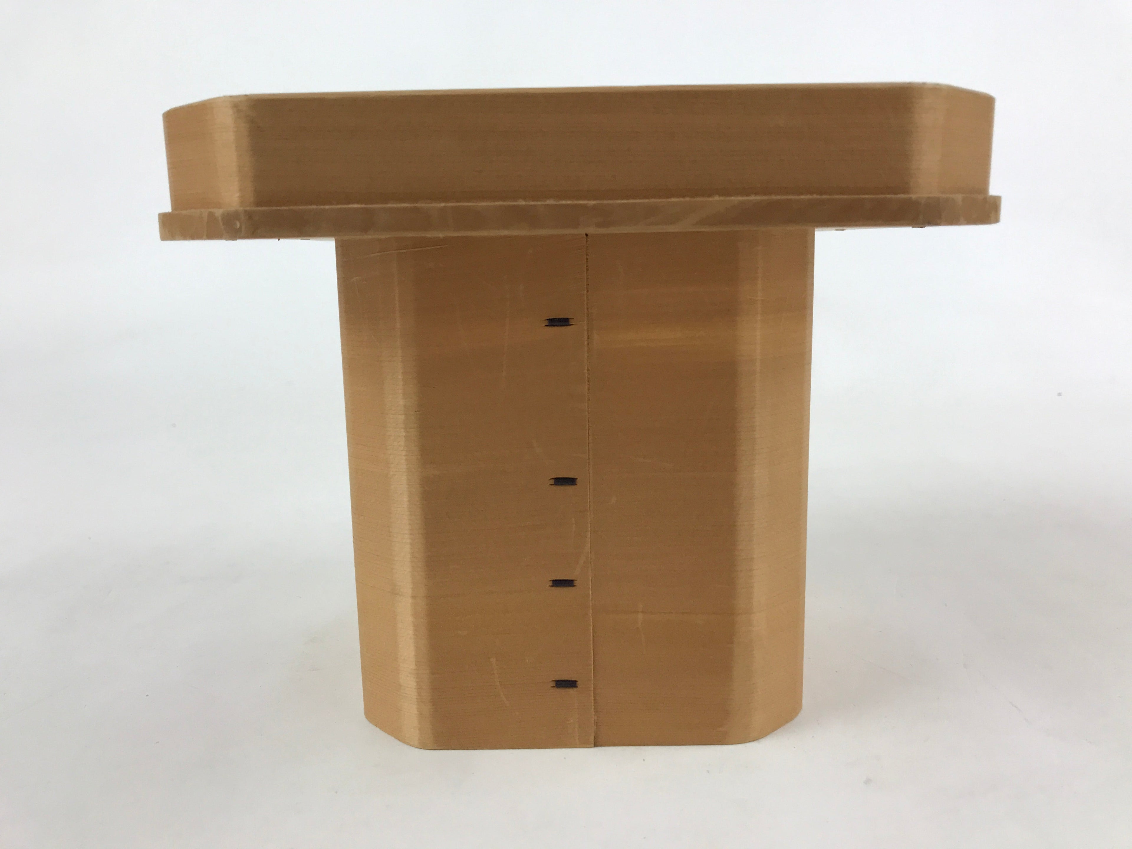 Japanese Shinto Buddhist Wooden Offering Tray Sanbou Vtg Sanpo Altar Brown BA153