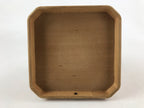 Japanese Shinto Buddhist Wooden Offering Tray Sanbou Vtg Sanpo Altar Brown BA153