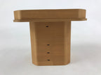 Japanese Shinto Buddhist Wooden Offering Tray Sanbou Vtg Sanpo Altar Brown BA154