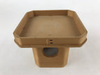 Japanese Shinto Buddhist Wooden Offering Tray Sanbou Vtg Sanpo Altar Brown BA154