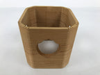 Japanese Shinto Buddhist Wooden Offering Tray Sanbou Vtg Sanpo Altar Brown BA877