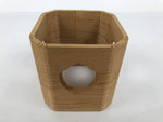 Japanese Shinto Buddhist Wooden Offering Tray Sanbou Vtg Sanpo Altar Brown BA877