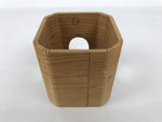 Japanese Shinto Buddhist Wooden Offering Tray Sanbou Vtg Sanpo Altar Brown BA877