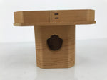 Japanese Shinto Buddhist Wooden Offering Tray Sanbou Vtg Sanpo Altar Brown BA877