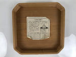 Japanese Shinto Buddhist Wooden Offering Tray Sanbou Vtg Sanpo Altar Brown BA877
