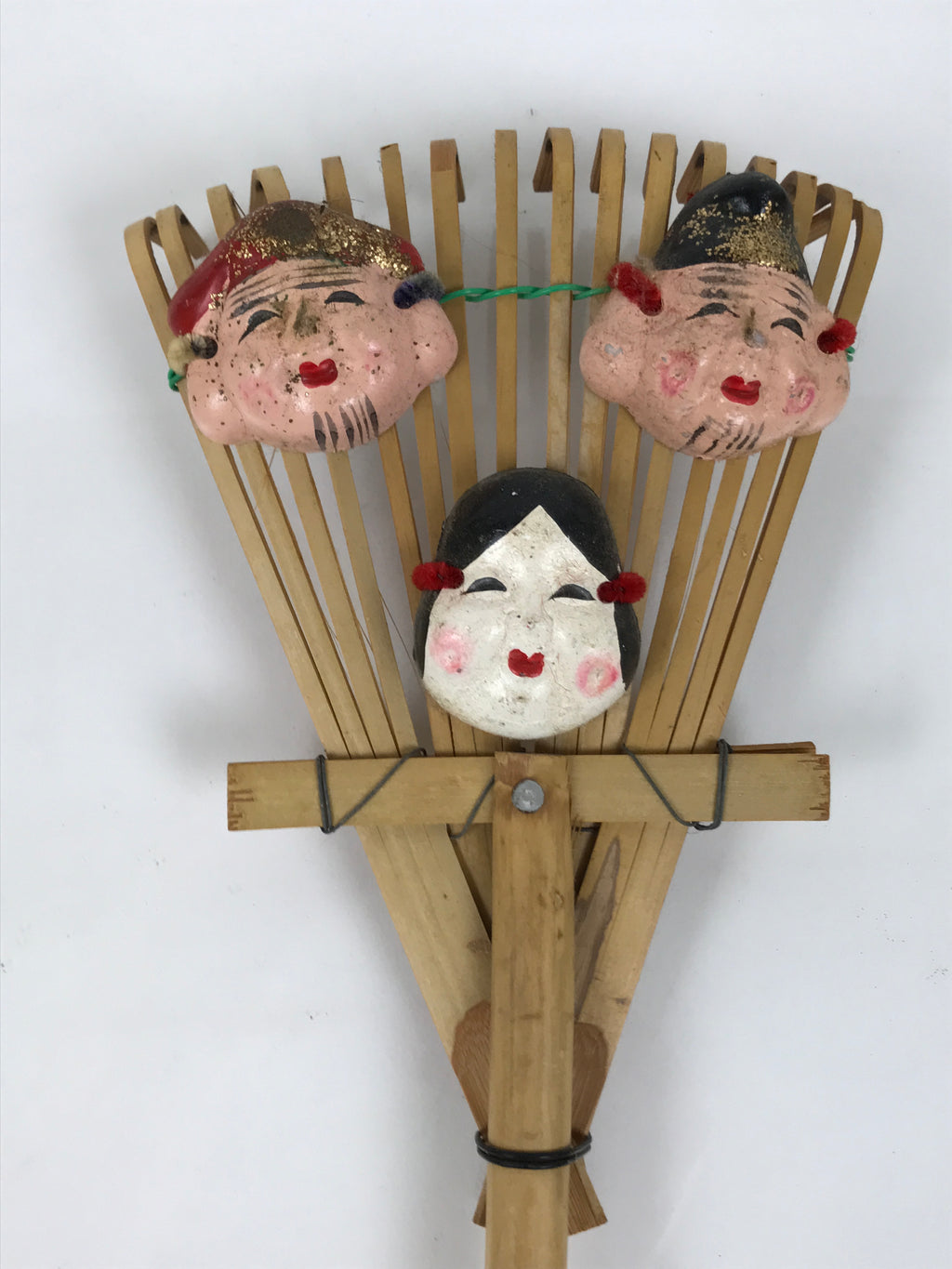 Japanese Shinto Votive Bamboo Rake Kumade Ebisu Daikokuten Nangu Taisha BA851