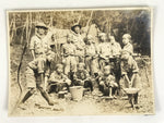 Japanese Showa Boy Scouts Troop Camp Photograph Vtg Scoutmaster Sepia Tone PH159